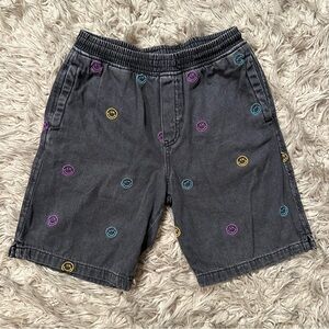 Smiley Face Denim Zara shorts.